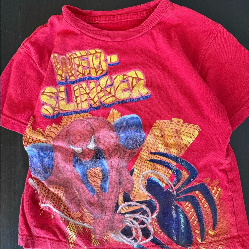 Marvel Red Web-Slinger Kids T-Shirt